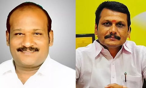 (L-R) Govi Chezhian, V Senthilbalaji