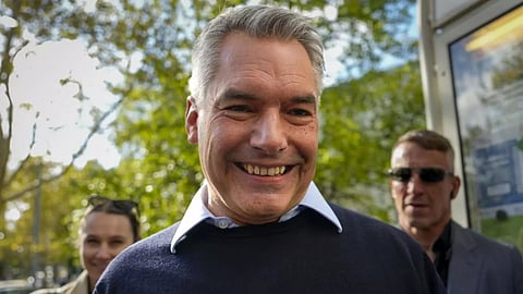 Austrian Chancellor Karl Nehammer (AP)