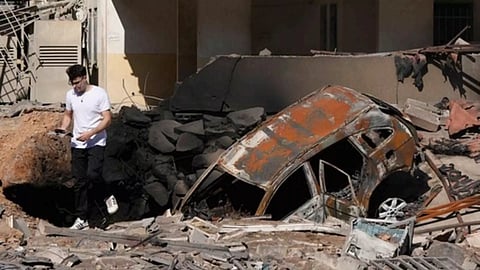 Israeli airstrike (AP)