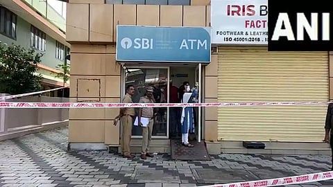 The ATM where the heist was carried out (ANI)