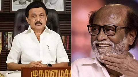 CM MK Stalin, Rajinikanth 