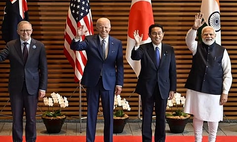 Australian PM Anthony Albanese,US President Joe Biden, Japanese PM Fumio Kishida along with PM Modi at Quad Summit