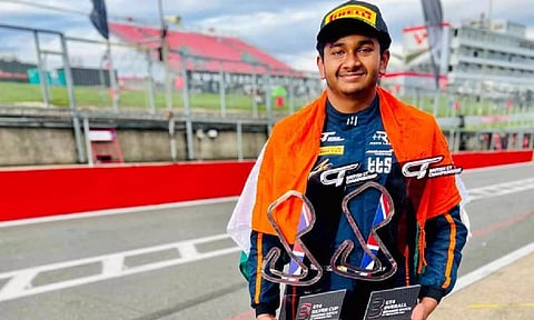 Indian driver Sai Sanjay (Image: GT Championship)