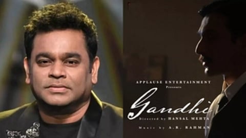 AR Rahman, Gandhi poster 