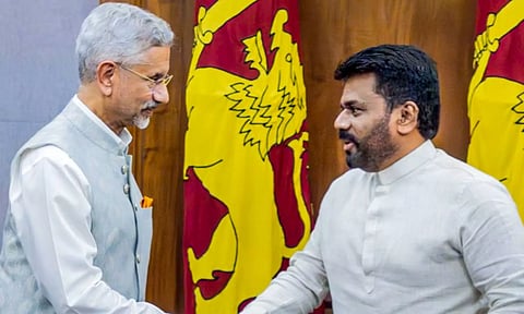 External Affairs Minister S Jaishankar meets Sri Lankan President Anura Kumara Dissanayake (PTI)