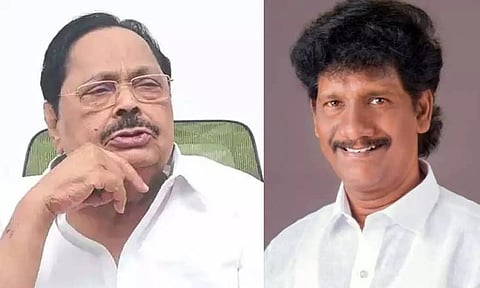 (L-R) DMK general secretary Duraimurugan; Greater Chennai Corporation councillor A Stalin (Daily Thanthi)