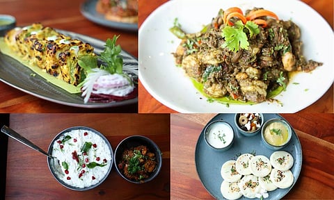 Dishes from the restaurant Weekend (Justin George)