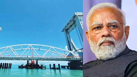 New Pamban Bridge, Modi (Maalaimalar) 