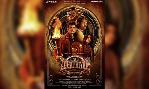 Jiiva's Aghathiyaa poster