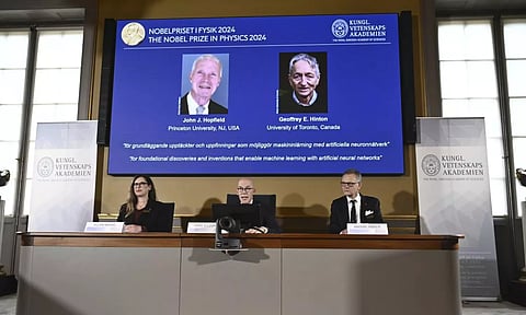 John Hopfield and Geoffrey Hinton awarded the Nobel Prize (AP)