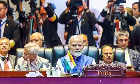 Prime Minister Narendra Modi attends East Asia Summit in Vientiane (PTI)