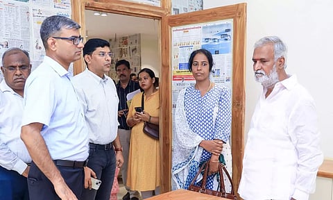 Minister Sekar Babu inspects renovation works (X) 