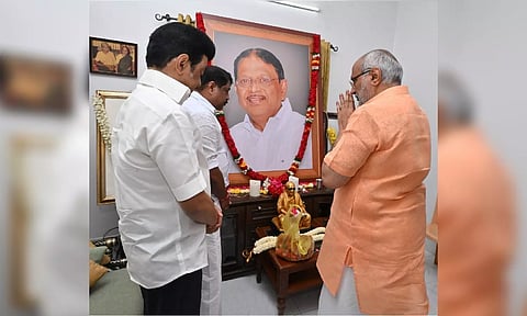 CP Radhakrishnan pays tributes to Murasoli Selvam