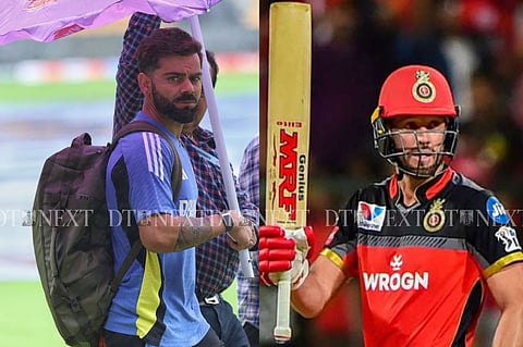 Virat Kohli; AB de Villiers (Photo: Justin George/X)