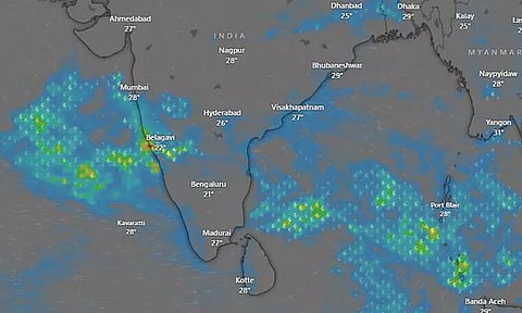 Synoptic weather chart