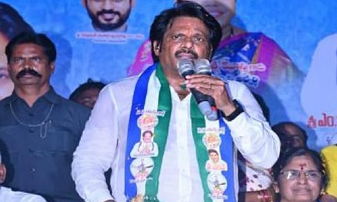 Former YSRCP MP and Telugu film producer M V V Satyanarayana (X)