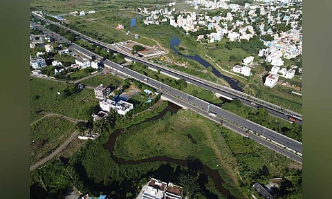 The Vandalur-Minjur Outer Ring Road project is believed to be causing flooding during rains