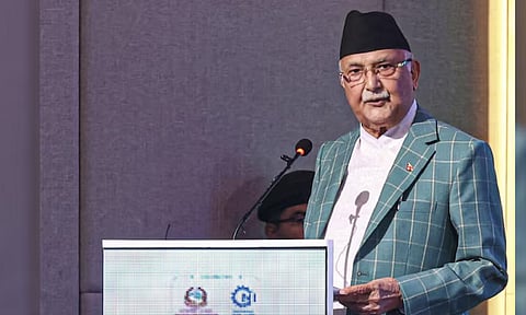 Nepal's Prime Minister KP Sharma Oli (PTI)