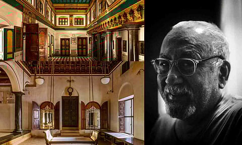 (L-R) Majestic architecture of Chettinad shot by Bharath; Bharath Ramamrutham