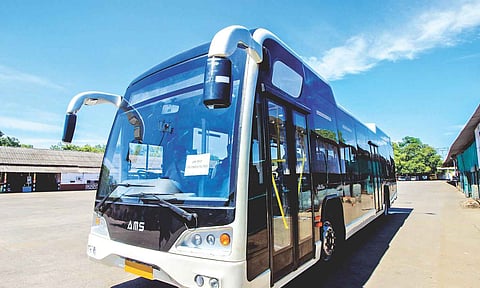 Image of electric bus 