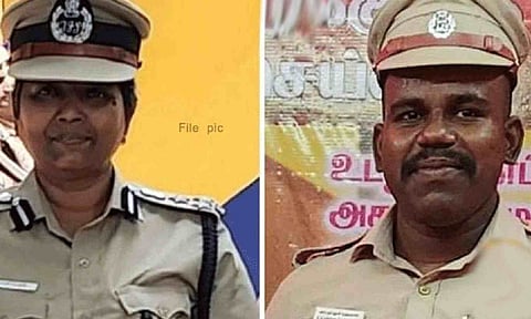 (L-R) Vellore's Deputy Inspector General (Prisons) R Rajalakshmi; Additional Superintendent of Prisons A Abdul Rahman (Daily Thanthi)