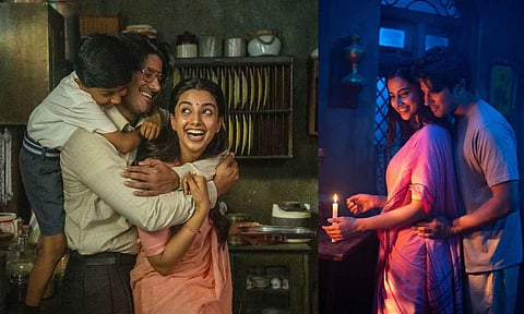 Stills from Lucky Baskhar 