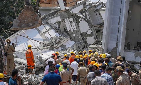 Visuals from the spot (PTI)