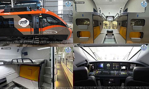 The premium Vande Bharat Express (Photo: Manivasagan) 