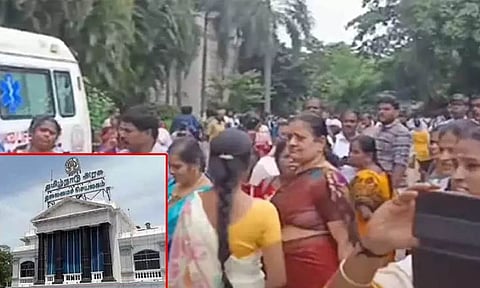 Crack in floor tiles of Namakkal Kavignar Maligai causes panic; building stable, assures TN minister