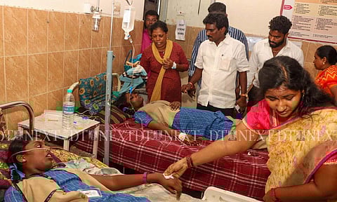Students admitted in hospital for the treatment 