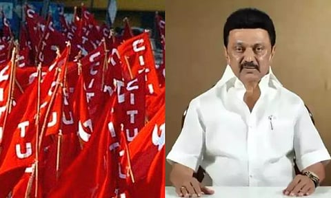 CITU Flag: CM Stalin