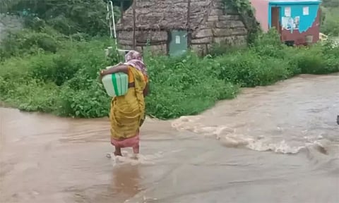 Visual from the Madurai Rains (Daily Thanthi)