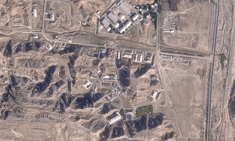 This satellite photo from planet labs PBC shows damaged buildings at Iran's Parchin military base outside of Tehran, Iran (AP) 