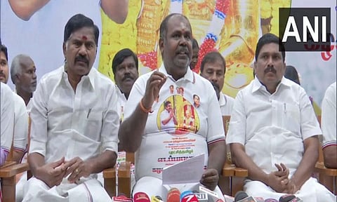 Tamil Nadu Deputy Leader of the Opposition RB Udhayakumar (Photo/ANI)