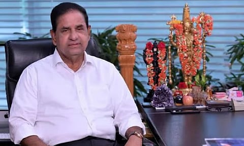 Newly appointed chairman of Tirumala Tirupati Devasthanam (TTD) Trust Board, B R Naidu (X)