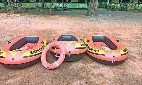Flood-wary Velachery residents arm themselves with boats, lifejackets