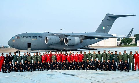 The Sarang Helicopter Display Team 