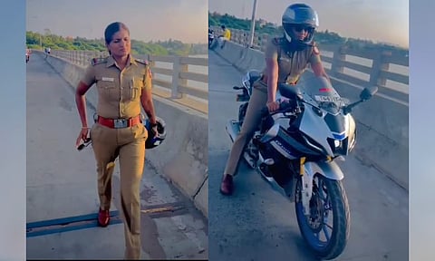 Sub-inspector (SI) Jayasree (Instagram) 