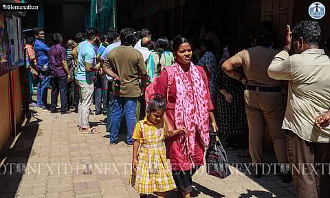 Visuals of parents outside the school (Photo: Hemanathan M)