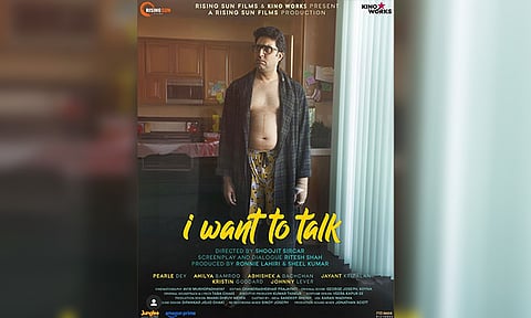 Poster of 'I Want To Talk' (Photo/Instagram/@bachchan)