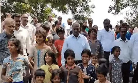 Thiruvannamalai collector re-enrolls 51 dropout students, provides essentials for education