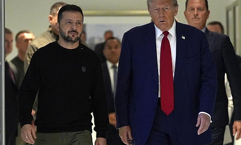 Volodymyr Zelenskyy, Donald Trump (AP)