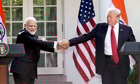 Narendra Modi and Donald Trump (PTI)