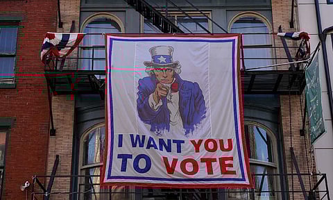 Uncle Sam's 'I Want You To Vote' poster