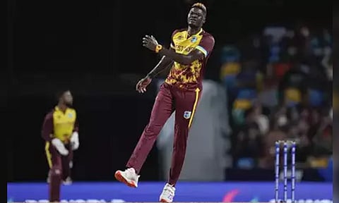 Fast bowler Alzarri Joseph 