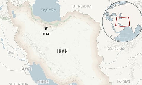 Map of Iran (AP)