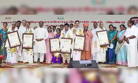 Lyricist Vairamuthu at Sadaya Vizha in Thanjavur 