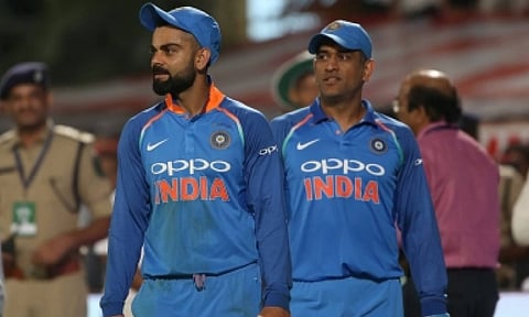 Virat Kohli and MS Dhoni (IANS) 