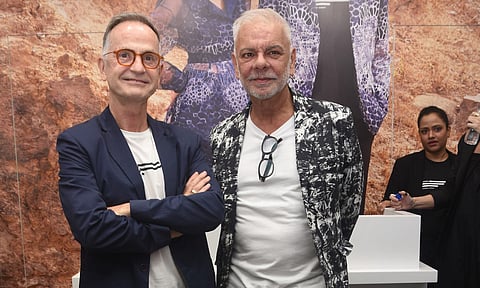 Hemant and Didier during the launch of their store in Chennai (Photo credits Hemanathan M)