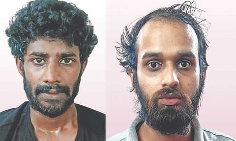 The arrested drug peddlers Tyson and Pavan